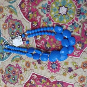 BLUE NWOT MATCHING EARRINGS